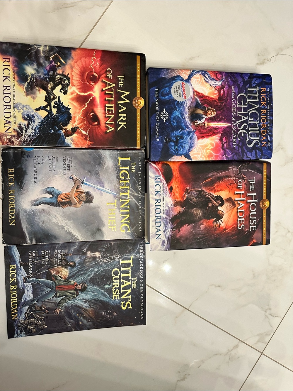 Rick Riordan Percy Jackson & Heroes of Olympus Book Set - Multicolor Covers
